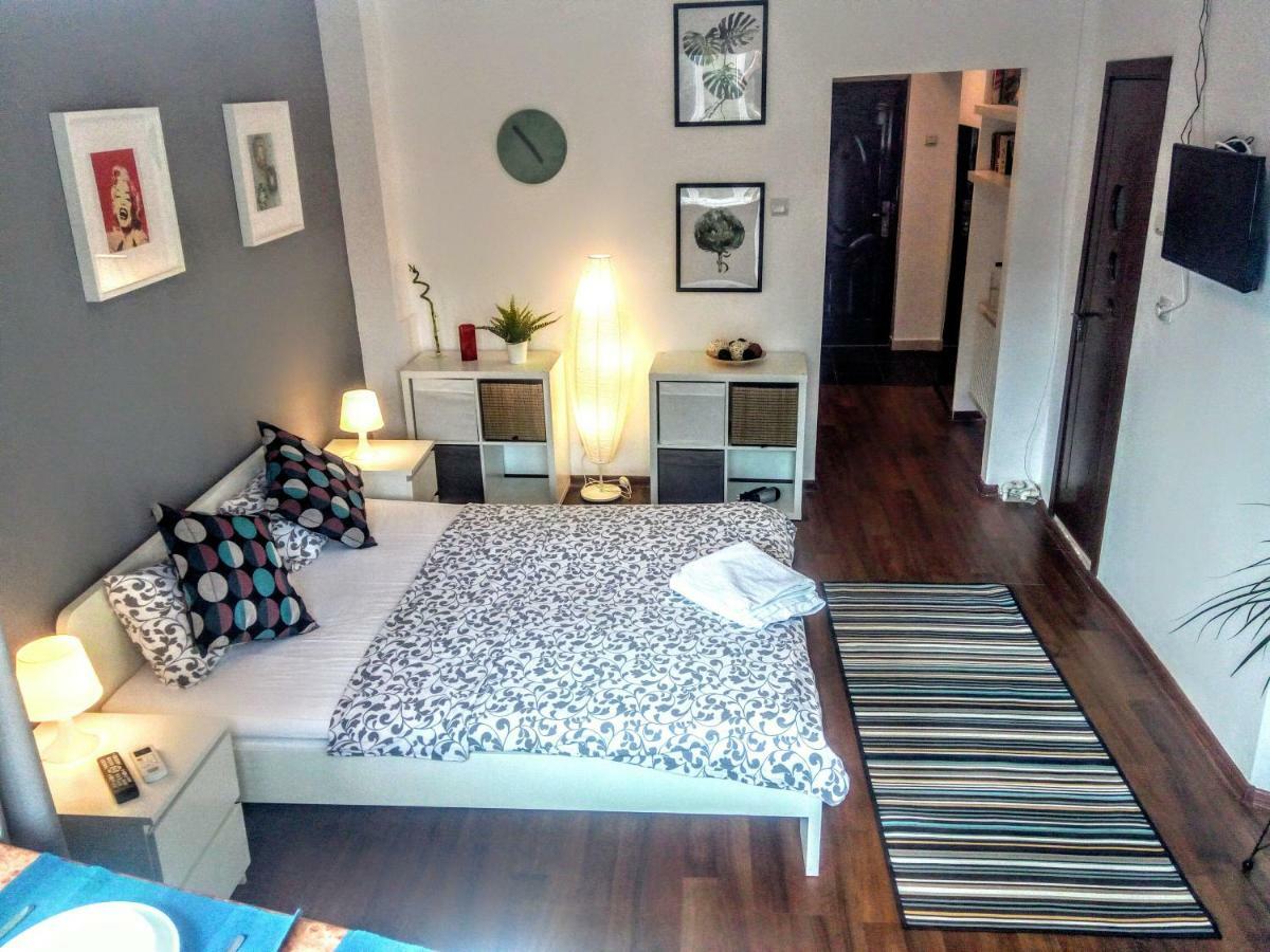 Central Bright Modern Studio Bukarest Eksteriør billede